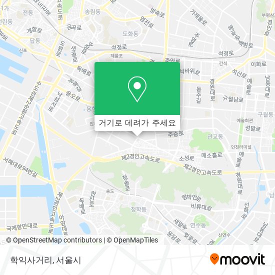 학익사거리 지도