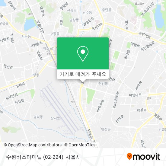 수원버스터미널 (02-224) 지도