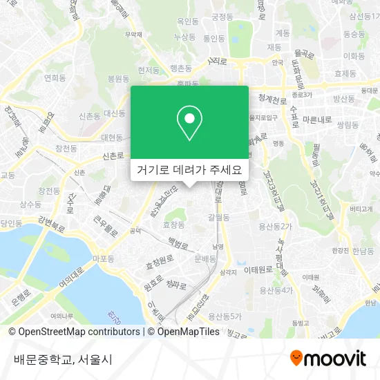 배문중학교 지도