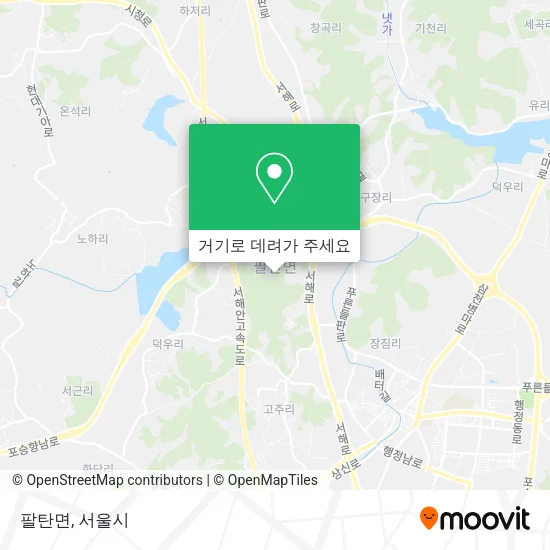 팔탄면 지도