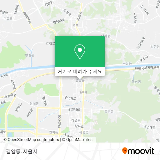 검암동 지도