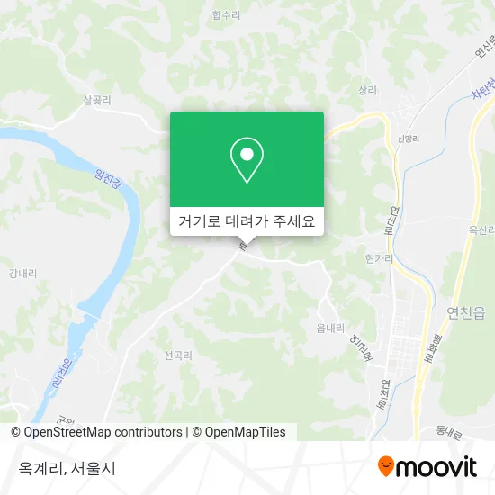 옥계리 지도