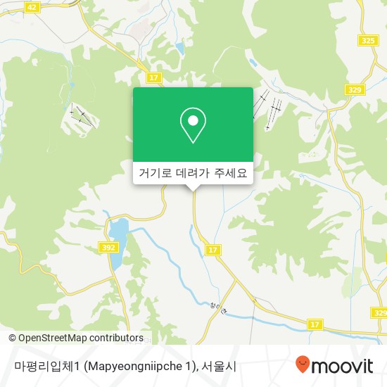 마평리입체1 (Mapyeongniipche 1) 지도