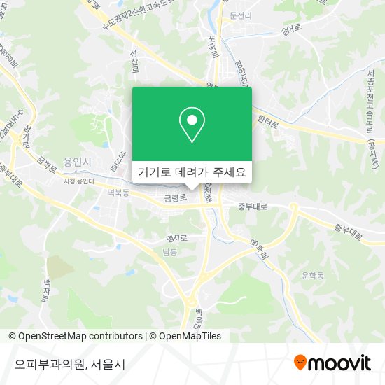 오피부과의원 지도