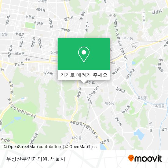 우성산부인과의원 지도