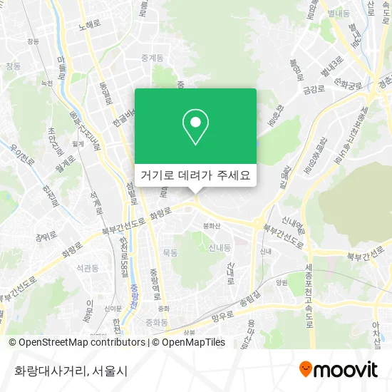 화랑대사거리 지도