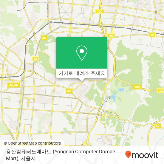 용산컴퓨터도매마트 (Yongsan Computer Domae Mart) 지도