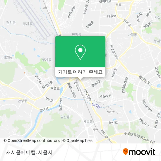 새서울메디컬 지도