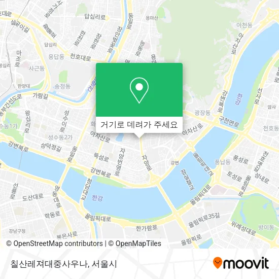 칠산레져대중사우나 지도
