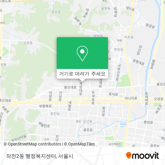 작전2동 행정복지센터 지도