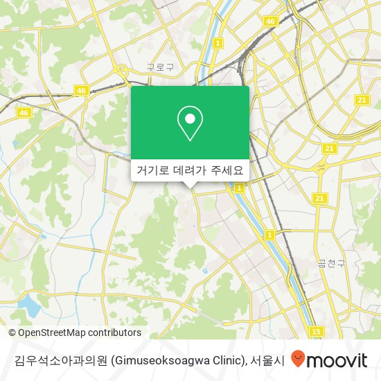 김우석소아과의원 (Gimuseoksoagwa Clinic) 지도