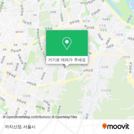 까치산장 지도