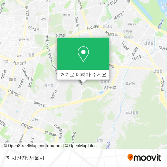 까치산장 지도