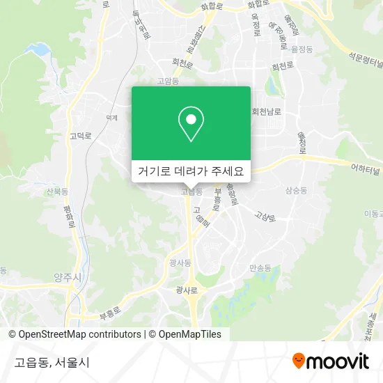 고읍동 지도