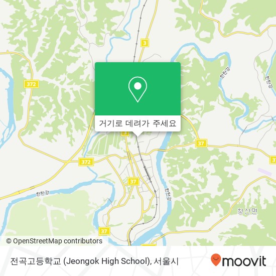 전곡고등학교 (Jeongok High School) 지도