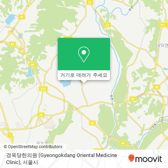 경옥당한의원 (Gyeongokdang Oriental Medicine Clinic) 지도