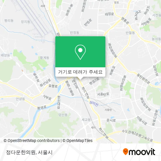 정다운한의원 지도