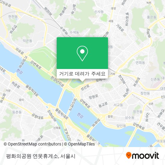 평화의공원 연못휴게소 지도
