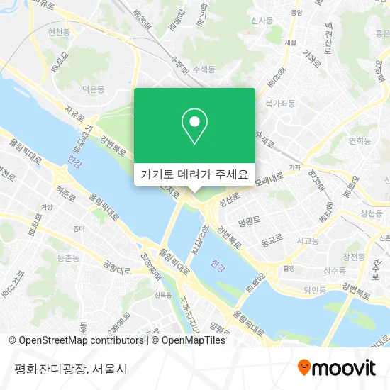 평화잔디광장 지도