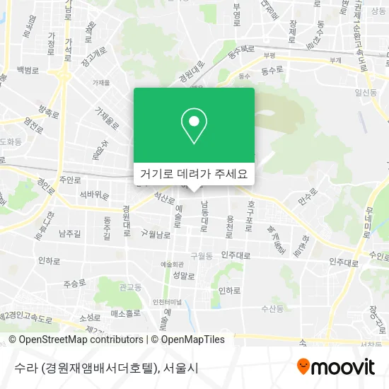수라 (경원재앰배서더호텔) 지도