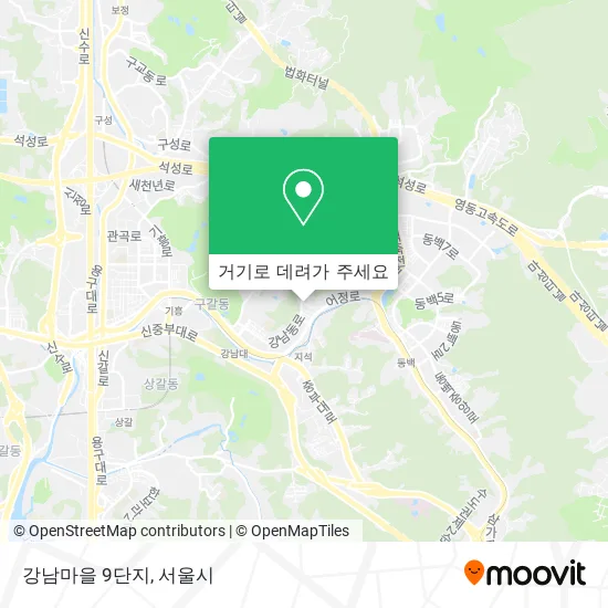 강남마을 9단지 지도