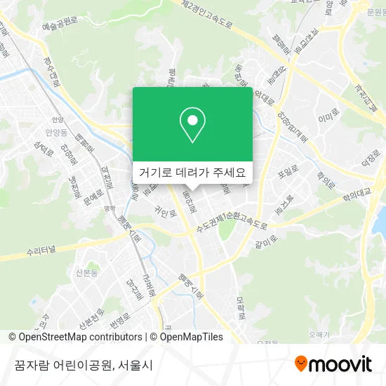 꿈자람 어린이공원 지도