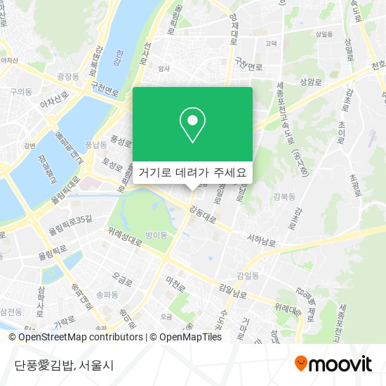 단풍愛김밥 지도