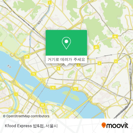 Kfood Express 밥&펍 지도