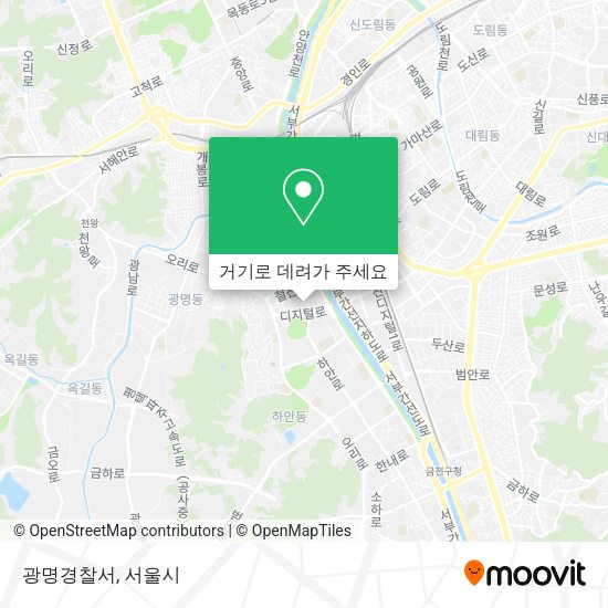 광명경찰서 지도