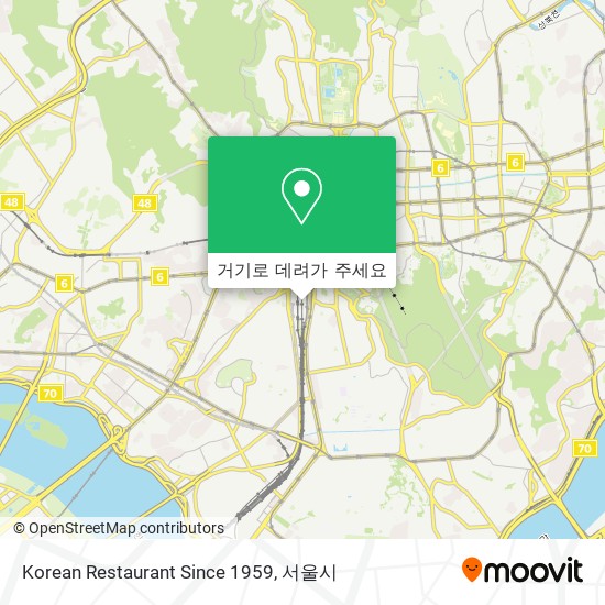 Korean Restaurant Since 1959 지도