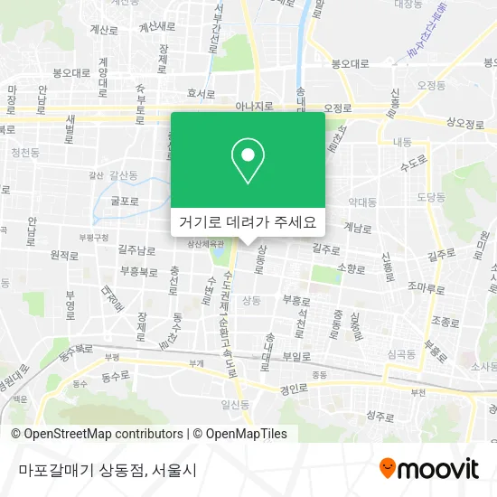 마포갈매기 상동점 지도