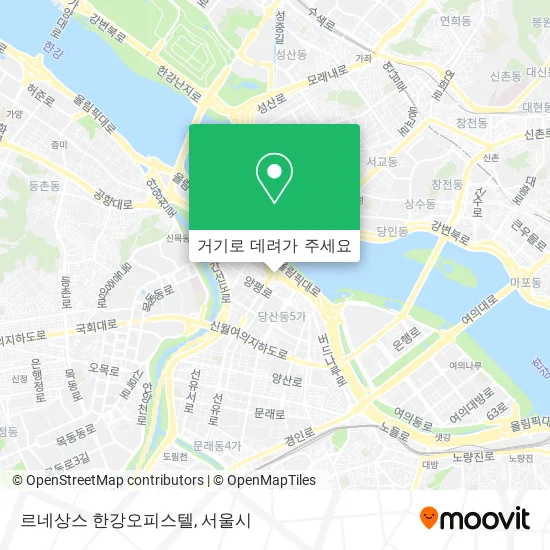 르네상스 한강오피스텔 지도