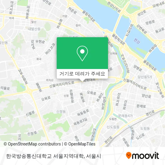 한국방송통신대학교 서울지역대학 지도