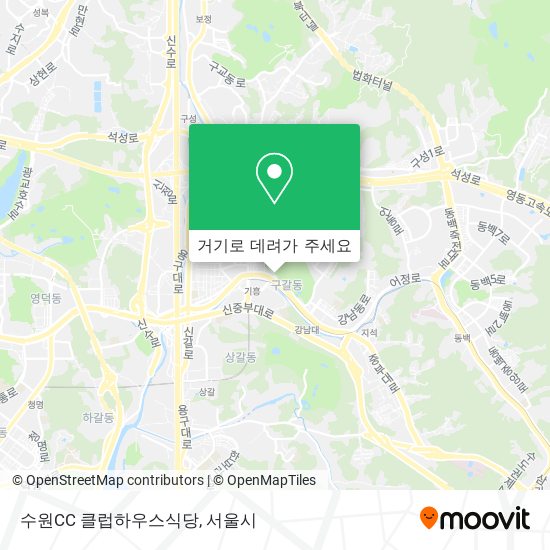 수원CC 클럽하우스식당 지도