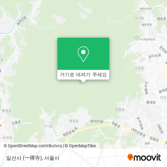 일선사 (一禪寺) 지도