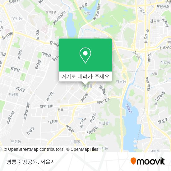 영통중앙공원 지도