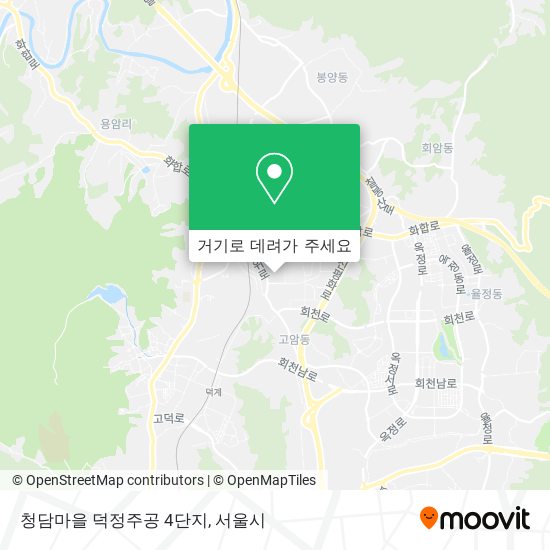 청담마을 덕정주공 4단지 지도