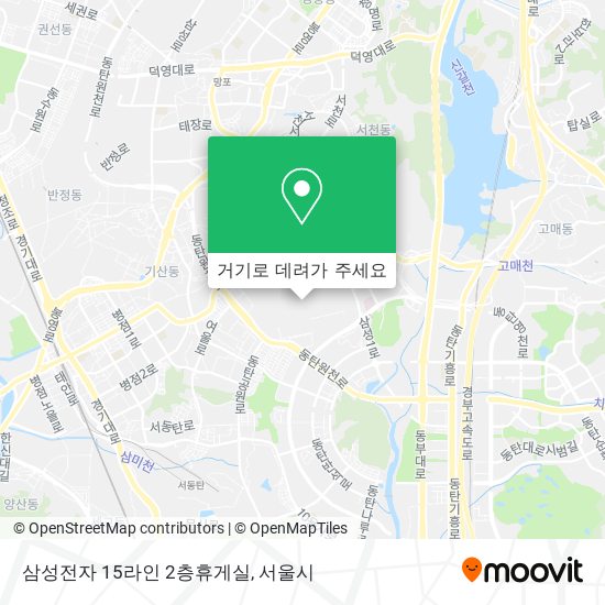 삼성전자 15라인 2층휴게실 지도