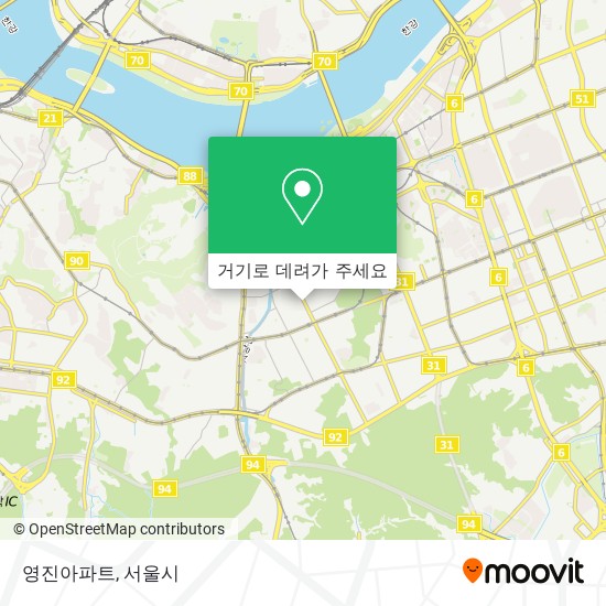 영진아파트 지도