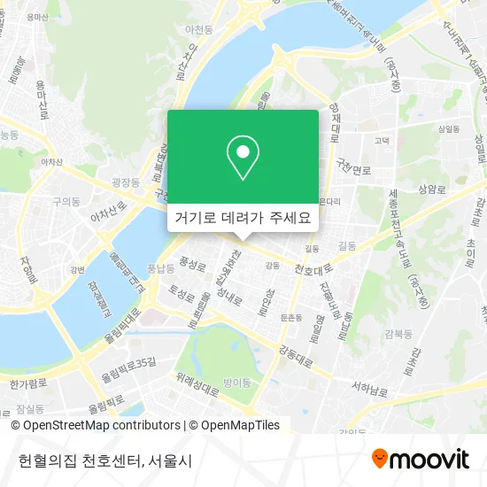 헌혈의집 천호센터 지도