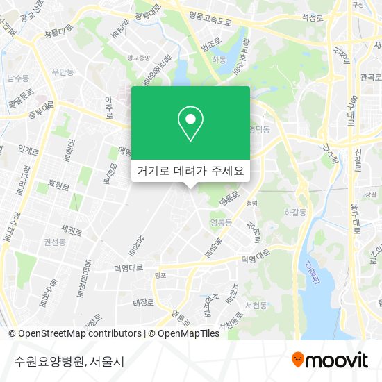 수원요양병원 지도