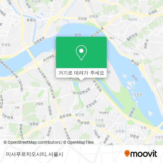 미사푸르지오시티 지도