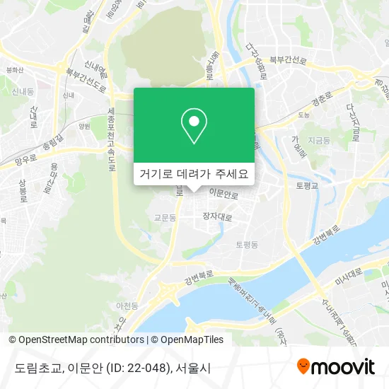 도림초교, 이문안 (ID: 22-048) 지도