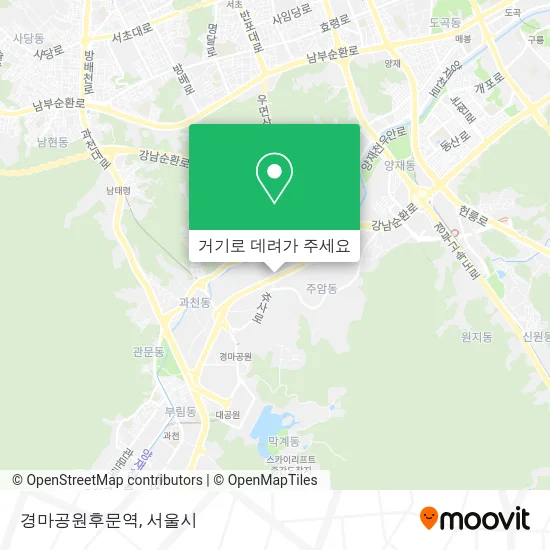 경마공원후문역 지도