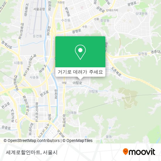 세계로할인마트 지도