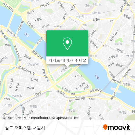 삼도 오피스텔 지도