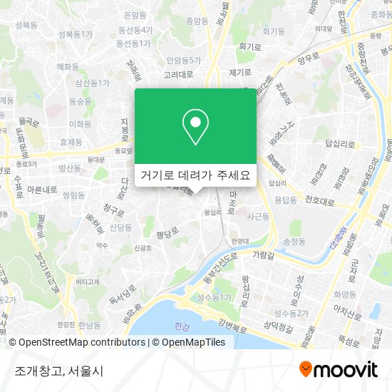 조개창고 지도