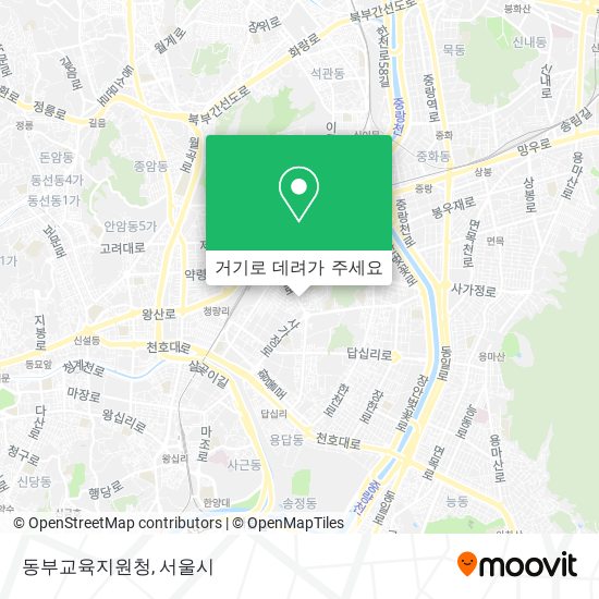 동부교육지원청 지도