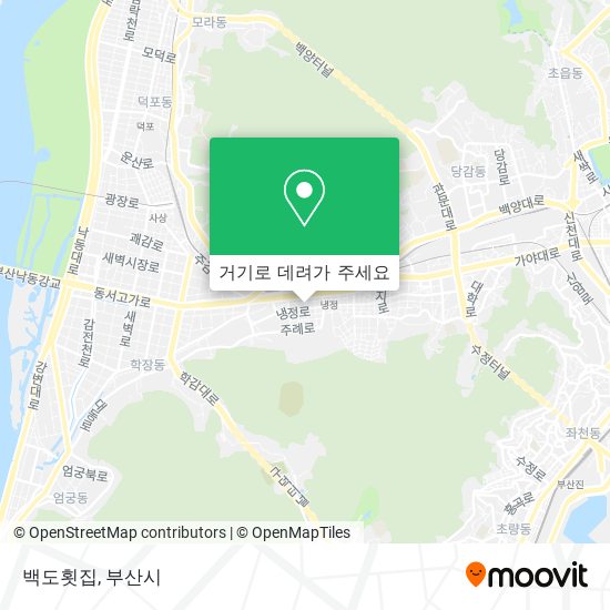 백도횟집 지도