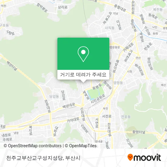 천주교부산교구성지성당 지도